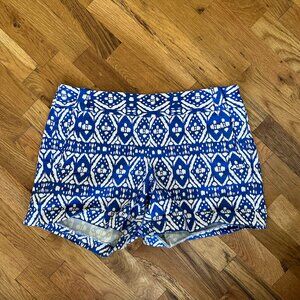 JCrew Blue Design Shorts
